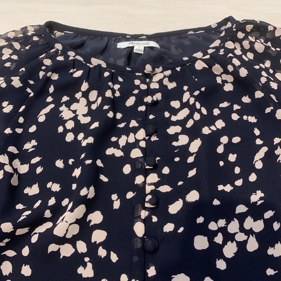 Madewell ruffle-sleeve memento top - Picture 7 of 9